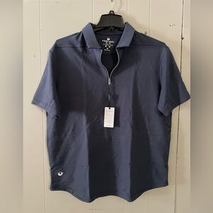 Vancamel Men’s Cotton Polo NWT Navy Size XL